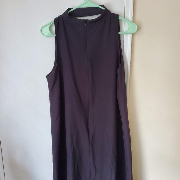 Black Dress with Choker Collar - Picture 3 of 3